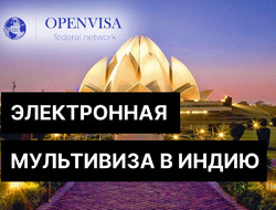 Электронная мультивиза в Индию